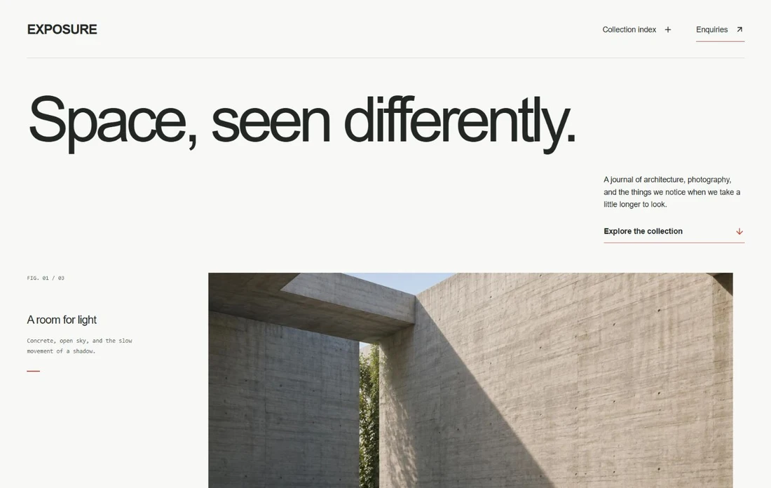 EXPOSURE — section preview