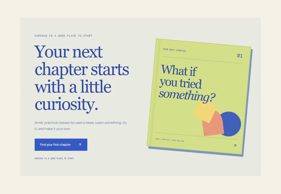 Open Chapter / Opening — section preview