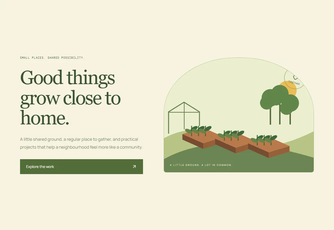 Rooted Together / Opening — section preview