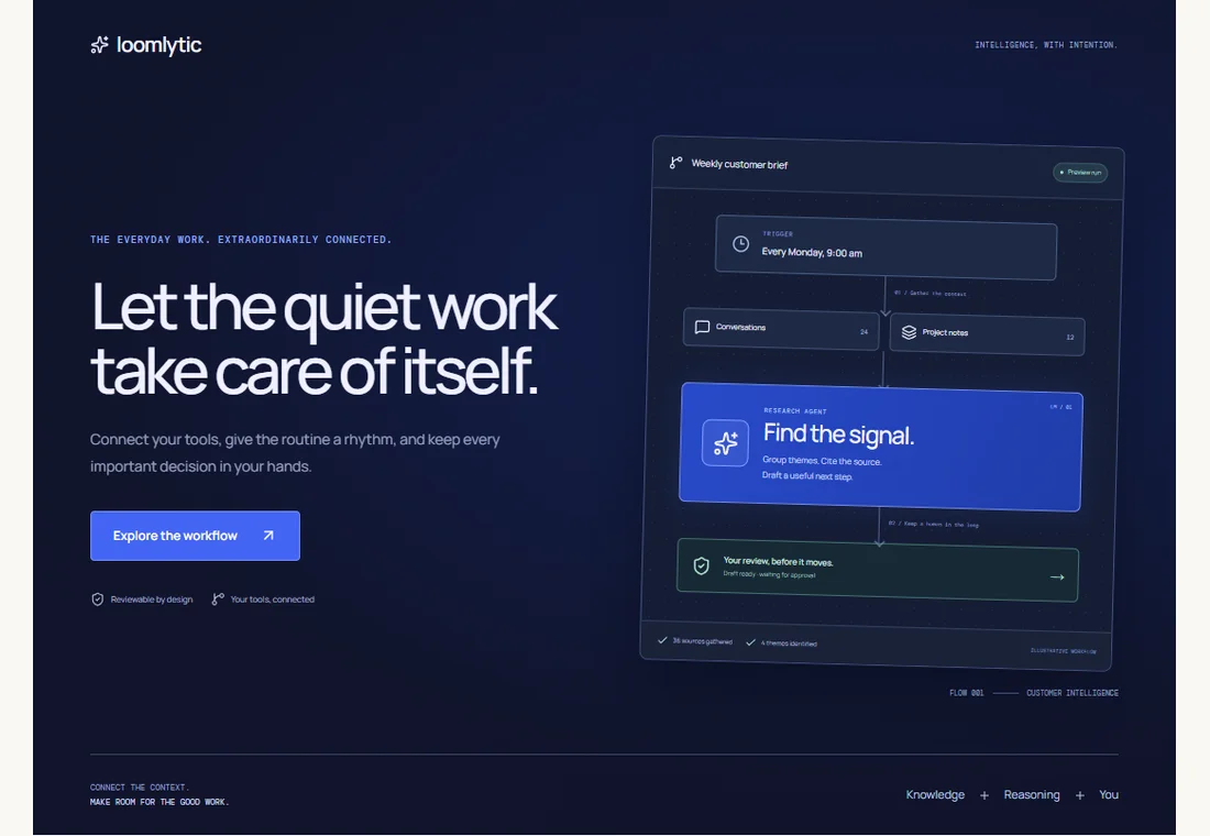 Device First — section preview