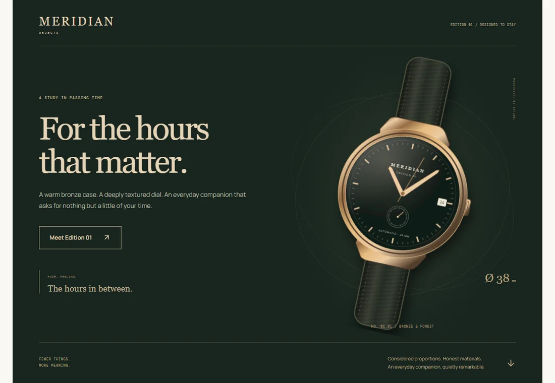 Quiet Waitlist — section preview