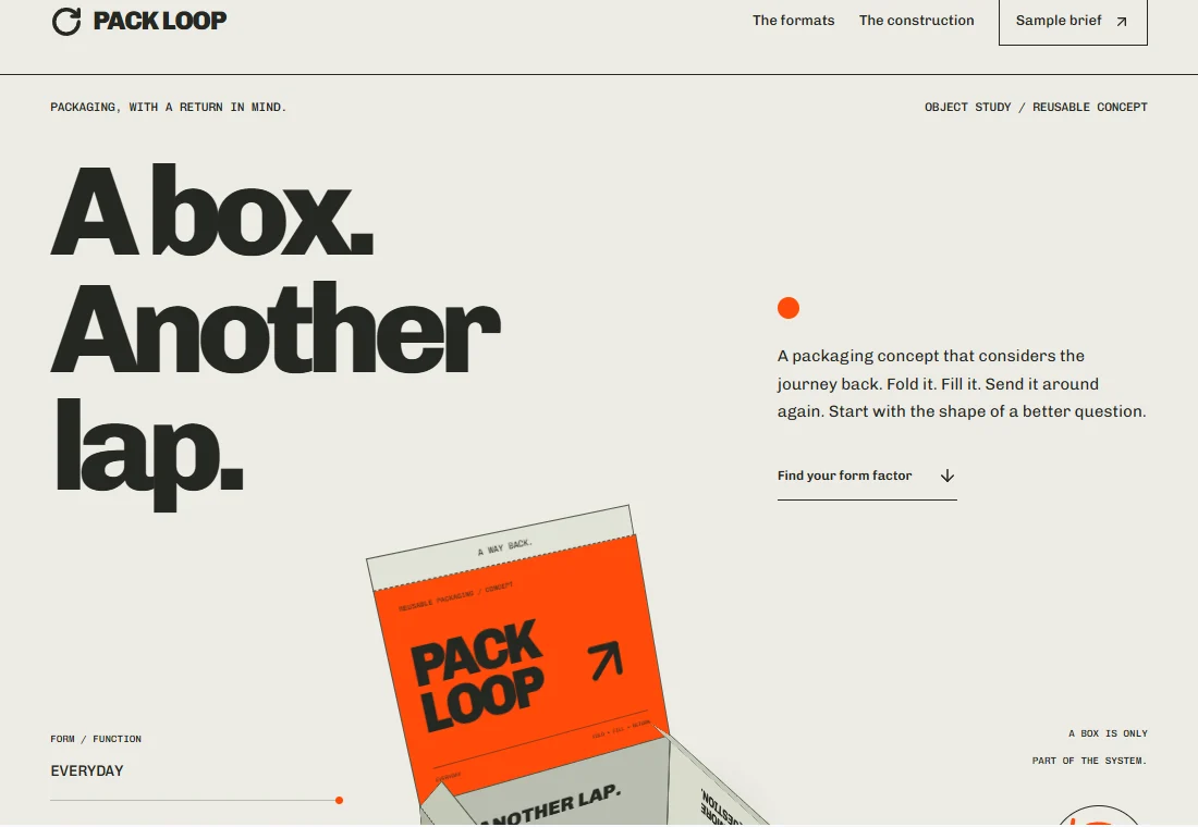 PACK LOOP — landing page preview